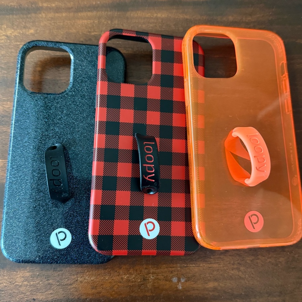 Loopy Case Bundle iPhone 12 Pro and EXTRAS 🖤❤️🧡